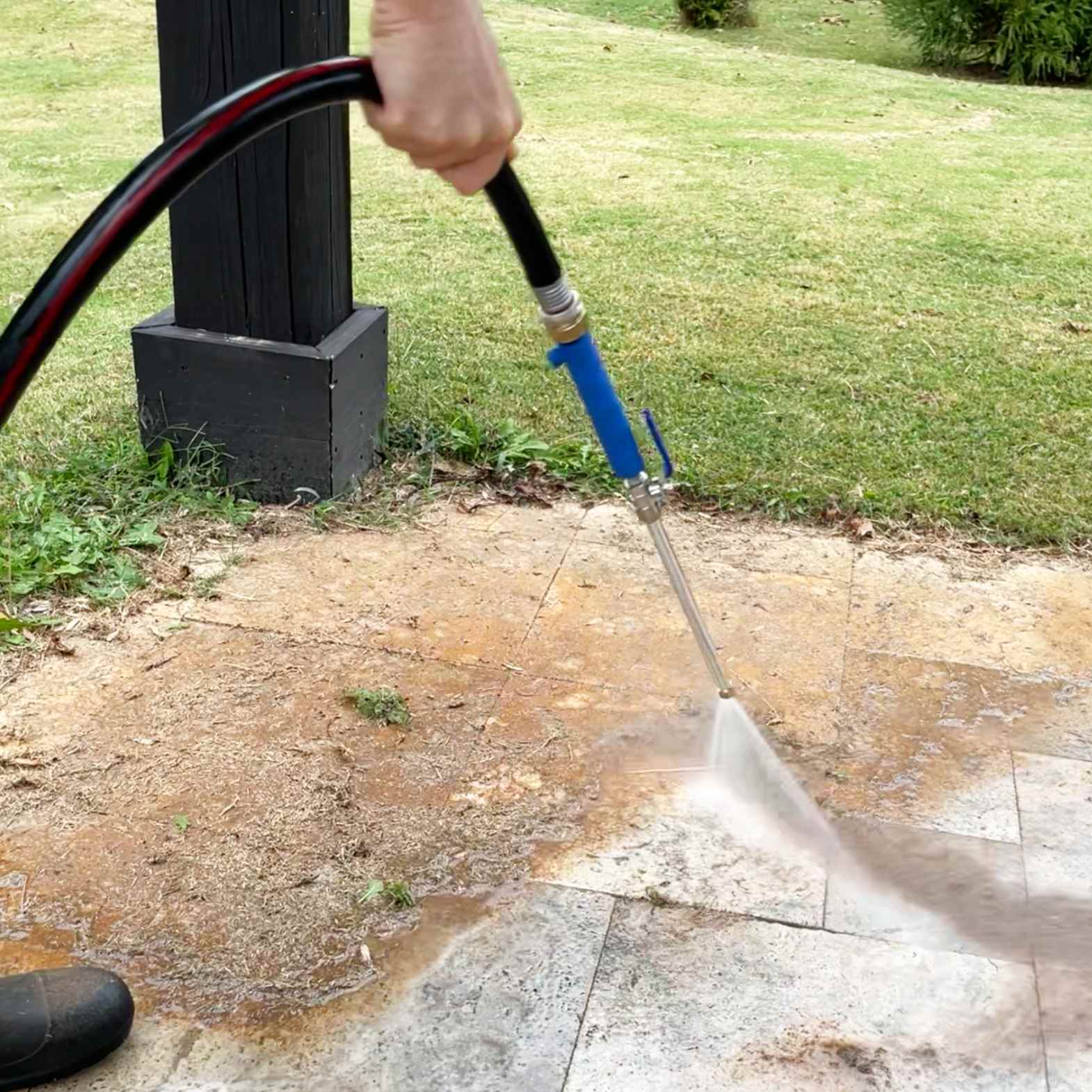 Pressure washes without cords