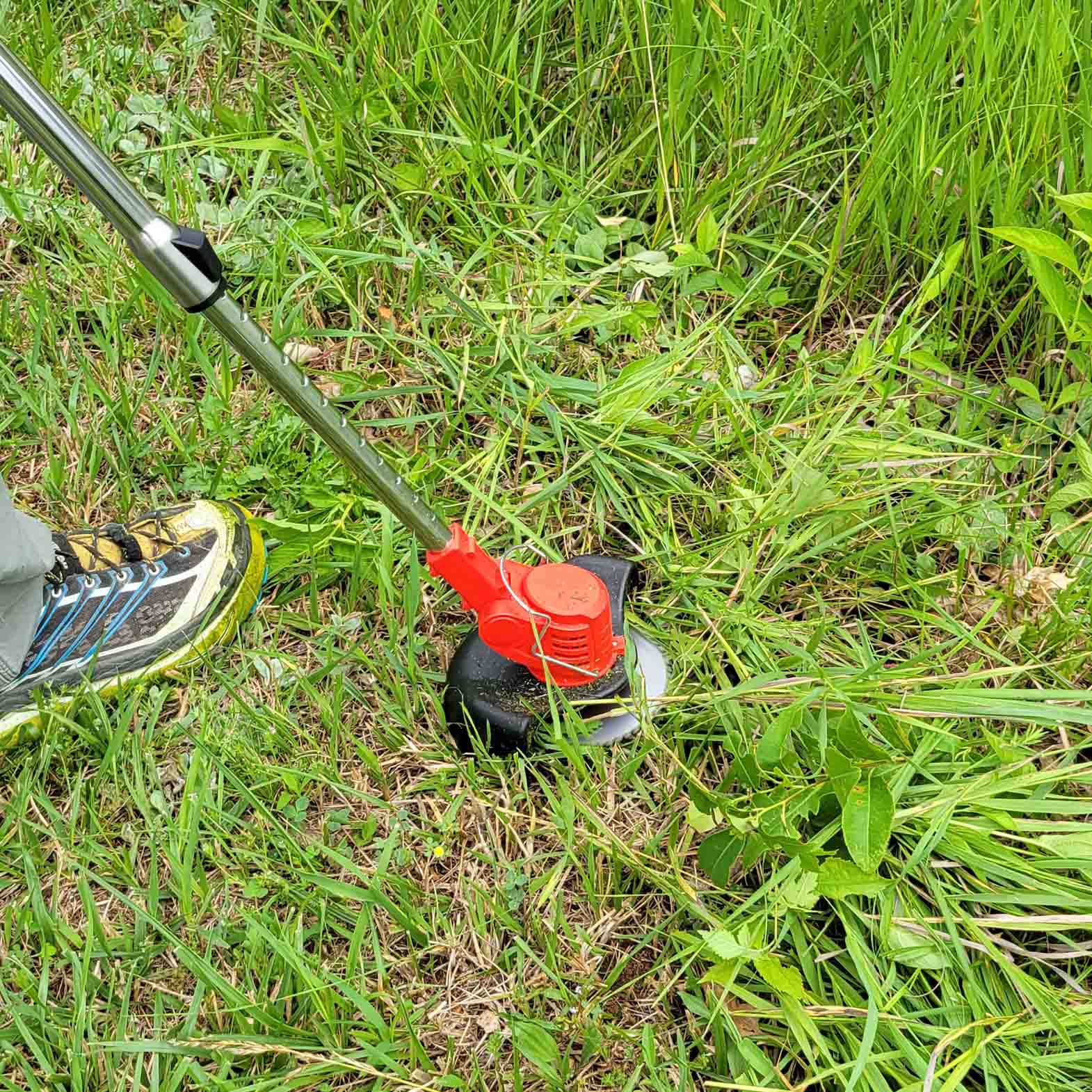 Cuts through weeds 5x faster